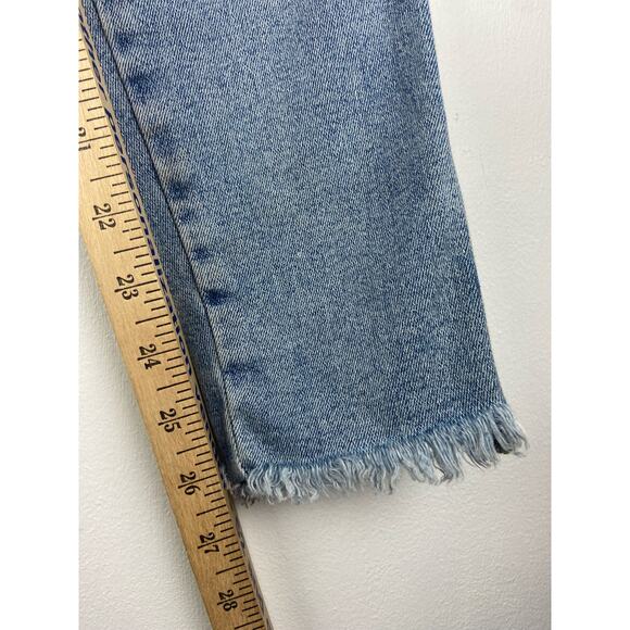 Free People Jegging Jeans Light Wash High Rise Sierra Raw Size 26x26 (1184) NWT! - Picture 3 of 7